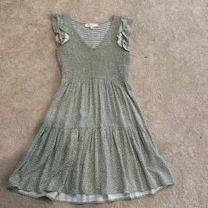 LOFT XSP Green Dress